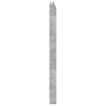 vidaXL Tête de lit Gris béton Bois d'ingénierie