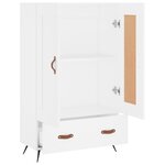 vidaXL Buffet haut blanc 69 5x31x115 cm bois d'ingénierie