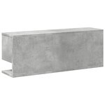 vidaXL Armoire murale 80x20x30 cm gris béton bois d'ingénierie