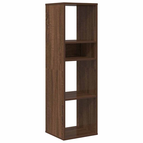vidaXL Bibliothèque chêne marron 34x31x112 cm bois d'ingénierie