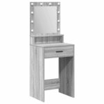 vidaXL Table de Toilette avec tiroir Gris Sonoma 50 x 41 x 135 cm