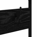 vidaXL Porte-vêtements Chêne noir 100 x 41 x 184 cm Bois d'ingénierie