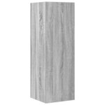 vidaXL Ensemble de meubles TV 4 Pièces Sonoma gris Bois d'ingénierie