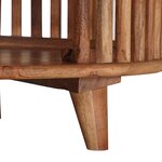 vidaXL Table basse faite main Marron Teck 85 x 50 x 40 cm