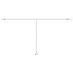 vidaXL Auvent automatique sur pied 600x300 cm Jaune/Blanc