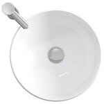 vidaXL Lavabo avec robinet et évacuation Chrome 38 5 x 38 5 x 16 cm