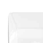 vidaXL Lavabo blanc 48x37x13 cm céramique rectangle
