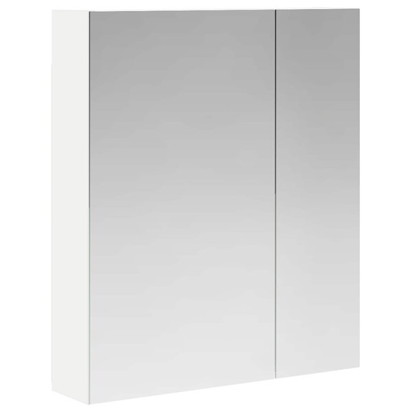 vidaXL Armoire Miroir de Salle de Bain Blanc 60 x 14 5 x 70 cm