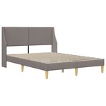 vidaXL Cadre de lit avec matelas 2 pc Housse amovible