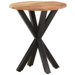 vidaXL Table d'appoint 48x48x56 cm Bois d'acacia massif
