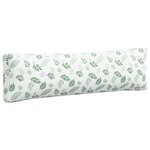 vidaXL Coussins de palette lot de 2 motif de feuilles tissu Oxford