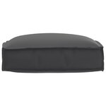 vidaXL Coussin de palette pour siège Noir 50x50x12 cm en tissu Oxford