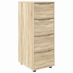 vidaXL Armoire de rangement Chêne Sonoma 40 x 48 x 105 cm