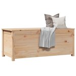 vidaXL Boîte de rangement 110x50x45 5 cm Bois massif de pin