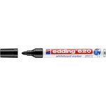 Marqueur pour Tableaux blancs 620 Noir Corps Alu Pointe Ronde 1 5-3 mm x 5 EDDING