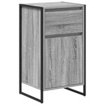 vidaXL Buffet Gris Sonoma 81 x 36 x 150.5 cm Bois d'ingénierie