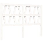 vidaXL Cadre de lit sans matelas blanc 120x200 cm bois de pin massif