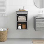 vidaXL Meuble de Salle de Bain In-between Sonoma gris