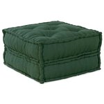 vidaXL Unité de canapé modulaire 2 Pièces Vert 140 x 70 x 36 cm Tissu