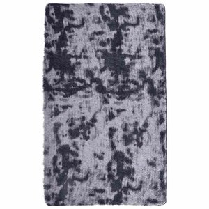 vidaXL Tapis Shaggy à poils longs NAVARRA gris foncé 80x150 cm