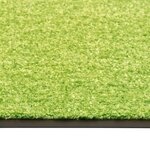 vidaXL Paillasson lavable Vert 60x90 cm