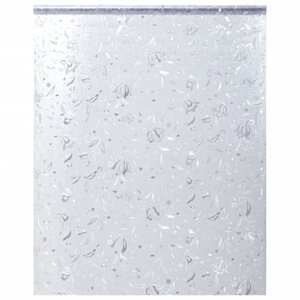 vidaXL Film pour fenêtre dépoli motif de fleur 60x500 cm PVC