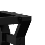 vidaXL Pieds de table basse cadre en Y 80x70x43 cm fonte