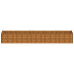 vidaXL Lit surélevé de jardin 479x100x69 cm acier corten