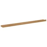 vidaXL Étagère Murale 2 Pièces Marron 100 x 9 x 3 cm Bois d'ingénierie