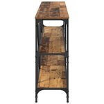 vidaXL Table console Bois ancien 180 x 30 x 75 cm Bois d'ingénierie