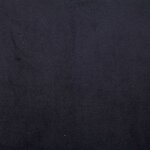 vidaXL Fauteuil avec pieds chromés Noir Velours