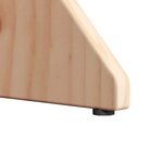 vidaXL Table basse 2 Pièces Naturel Bois massif en pin