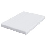 vidaXL Matelas Blanc 140 x 190 cm Mousse