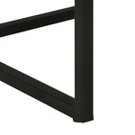 vidaXL Table de maquillage avec miroir 100x40x120 cm Bois massif d'acacia