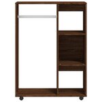vidaXL Garde-robe Chêne marron 80x40x110 cm Bois d'ingénierie