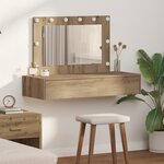 vidaXL Table de Toilette Marron 100 x 40 x 70 cm Bois d'ingénierie