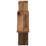 vidaXL Étagère murale en bois ancien 104 5x10x43 cm en bois d'ingénierie