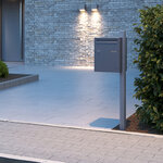 Pied latéral à sceller gris anthracite mat sablé ren 0206ms