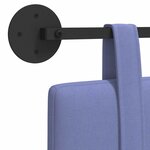 vidaXL Tête de lit suspendue Bleu denim Tissu