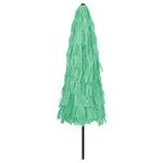 vidaXL Parasol de jardin avec mât en acier vert 324x324x247 cm