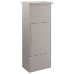vidaXL Boîte de dépôt de colis avec porte Rouillé 44 5 x 29 x 110 5 cm