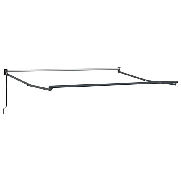 vidaXL Auvent Anthracite 3 x 2 5 m Métal