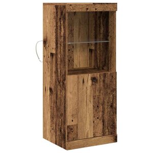 vidaXL Buffet LED Bois ancien 41 x 37 x 100 cm Bois d'ingénierie