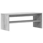 vidaXL Meuble TV Sonoma gris 100x40x40 cm Bois d'ingénierie