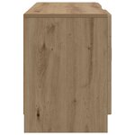 vidaXL Meuble TV Chêne artisanal 102 x 34 5 x 47 cm Bois d'ingénierie