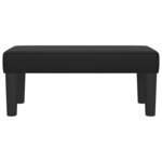vidaXL Banc Noir 70x30x30 cm Similicuir