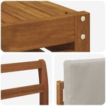 vidaXL Ensemble de canapés d'extérieur 8 Pièces Gris Naturel et Clair