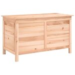 vidaXL Boîte à coussins d'extérieur 99x50x56 5 cm bois de sapin massif