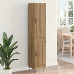 vidaXL Haut Armoire Chêne artisanal 69 5 x 34 x 180 cm