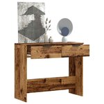 vidaXL Table console vieux bois 90x36x75 cm bois d'ingénierie